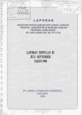 Laporan kegiatan penyelidikan eksplorasi daerah Tikukur, Kabupaten Sukabumi - Cianjur, Propinsi Jawa Barat (KP. Eksplorasi KW.96.PP.0124): laporan triwulan III, Juli - September tahun 1998