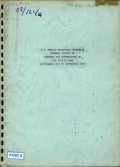 Summary report on program and expenditure of the period from September 1981 to September 1985