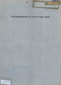 Photomicrographs of rocks from Sasak