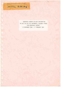 Quarterly report on gold exploration DU 353 (EX DU 317) Motomboto, Sulawesi Utara 10th quarterly report 12 November 1990 - 11 February 1991