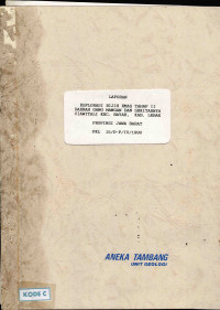 Laporan eksplorasi bijih emas tahap II daerah gang mangan dan sekitarnya Ciawitali Kec. Bayah, Kab. Lebak Provinsi Jawa Barat: PKL 15/D-P/IV/1990