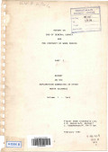 Report on end of general survey and pre contract of work period Part 1 Volume 1: Report on the exploration conducted in KP209 North Sulawesi