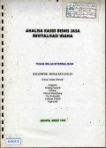 Analisa kasus bisnis jasa revitalisasi usaha: tugas kelas internalisasi kelompok sdm & keuangan