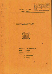 Analisa kasus bisnis jasa revitaliasi usaha: Tim geofisika & lab.