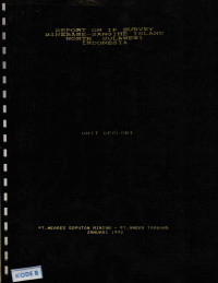 Report on IP survey Binebase-Sangihe Island, North Sulawesi, Indonesia