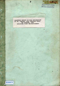 Quarterly report on gold exploration KP 66, Sumbawa, Nusa Tenggara Barat: 2nd Quarter, 1986, including first relinquishment