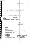 Report No: 23097: Termination report volume 2: appendices