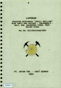 Laporan kegiatan eksplorasi 