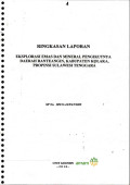 Ringkasan laporan eksplorasi emas dan mineral pengikutnya daerah Ranteangin, Kabupaten Kolaka, Propinsi Sulawesi Tenggara SP No. 209/13-22/PAT/2009