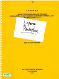 Laporan Hasil Peninjauan Geologi Singkat Daerah Cimanggu-Cigeulis Kabupaten Pandeglang Propinsi Jawa Barat: PKL No. 29/D-P/22/1996