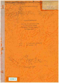 Laporan Peninjauan Skip No. 1254/291.1/D.P.B/1991 Daerah Pulau Ambon Kabupaten Maluku Tengah I Propinsi Maluku