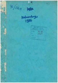 Quarterly Report on Exploration KP 289, Kotamobagu, Sulawesi Utara: 2nd Quarter 1986