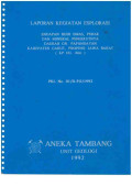 Laporan Kegiatan Esplorasi Endapan Bijih Emas, Perak, dan Mineral Pengikutnya Daerah GN. Papandayan Kabupaten Garut, Propinsi Jawa Barat (KP DU 866): PKL No. 01/D-P/I/1992