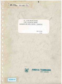 Final geological report Halmahera Cow Area, Maluku - Indonesia