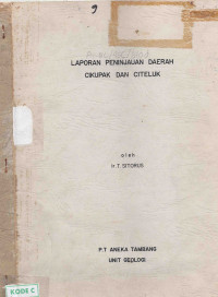 Laporan Peninjauan Daerah Cikupak dan Citeluk