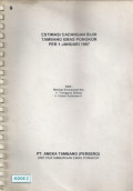 Estimasi cadangan bijih tambang emas pongkor per 1 Januari 1997
